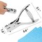 Hole Punch Slot Punch Badge Hole Punch for ID Cards,Hand Held,No Burrs Holes,One Slot Hole Puncher for ID Badges Hole Punch for Badge,Metal Hole Punch for ID Cards,Badge Holes,15mm x 3mm Hole